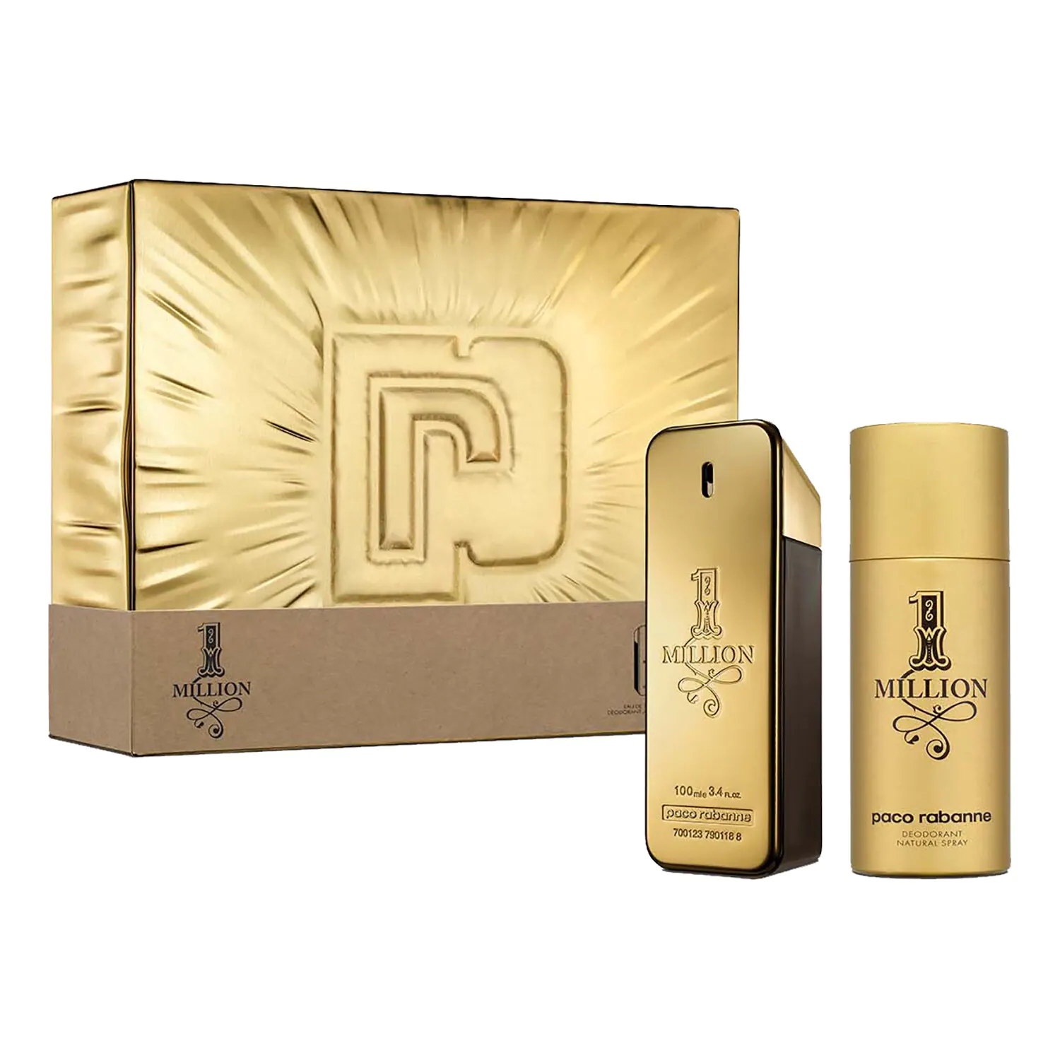 Coffret Eau de Toilette 1 million Paco Rabanne