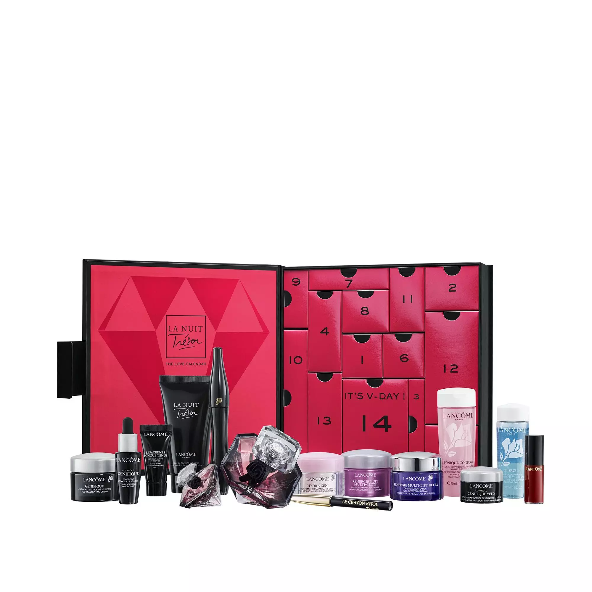 Calendrier de Saint Valentin La Nuit Trésor Lancome 