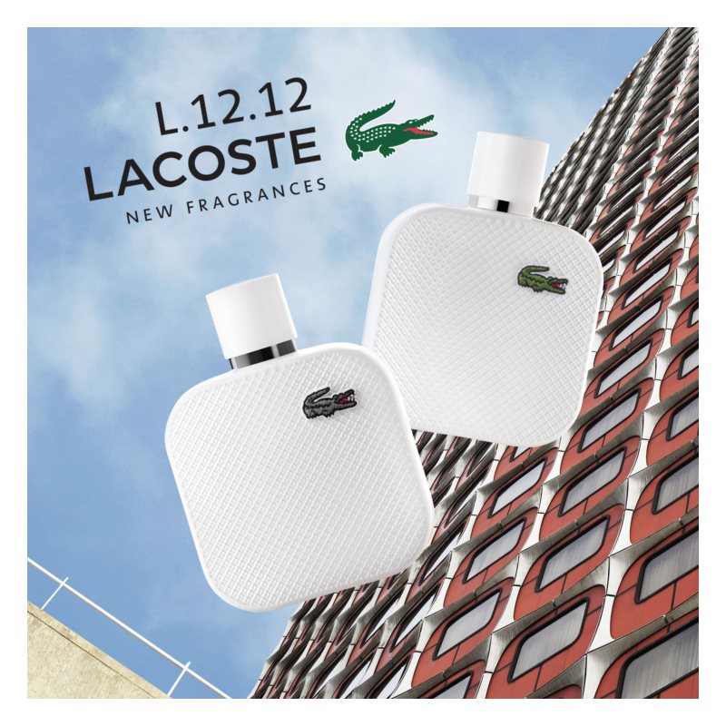 Eau de Toilette pour homme Lacoste L.12.12 Blanc 
