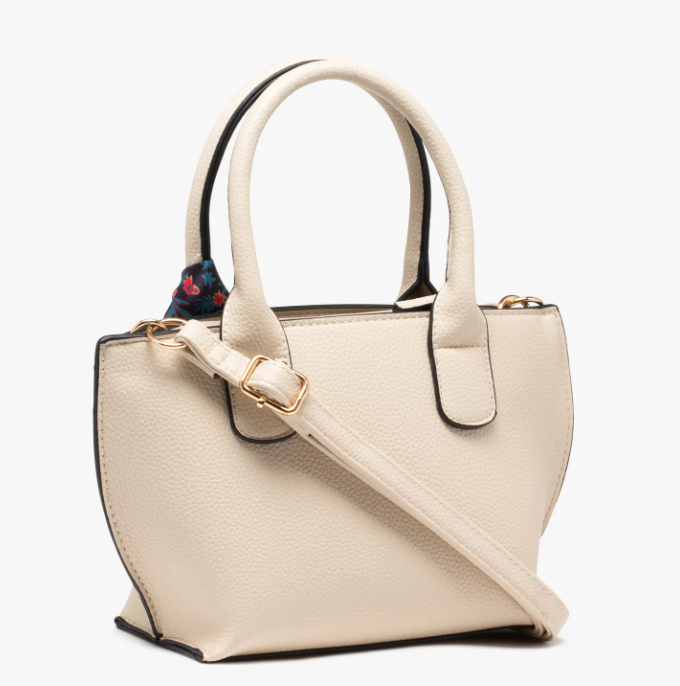 Sac femme petit volume avec foulard sur les anses 40089080022