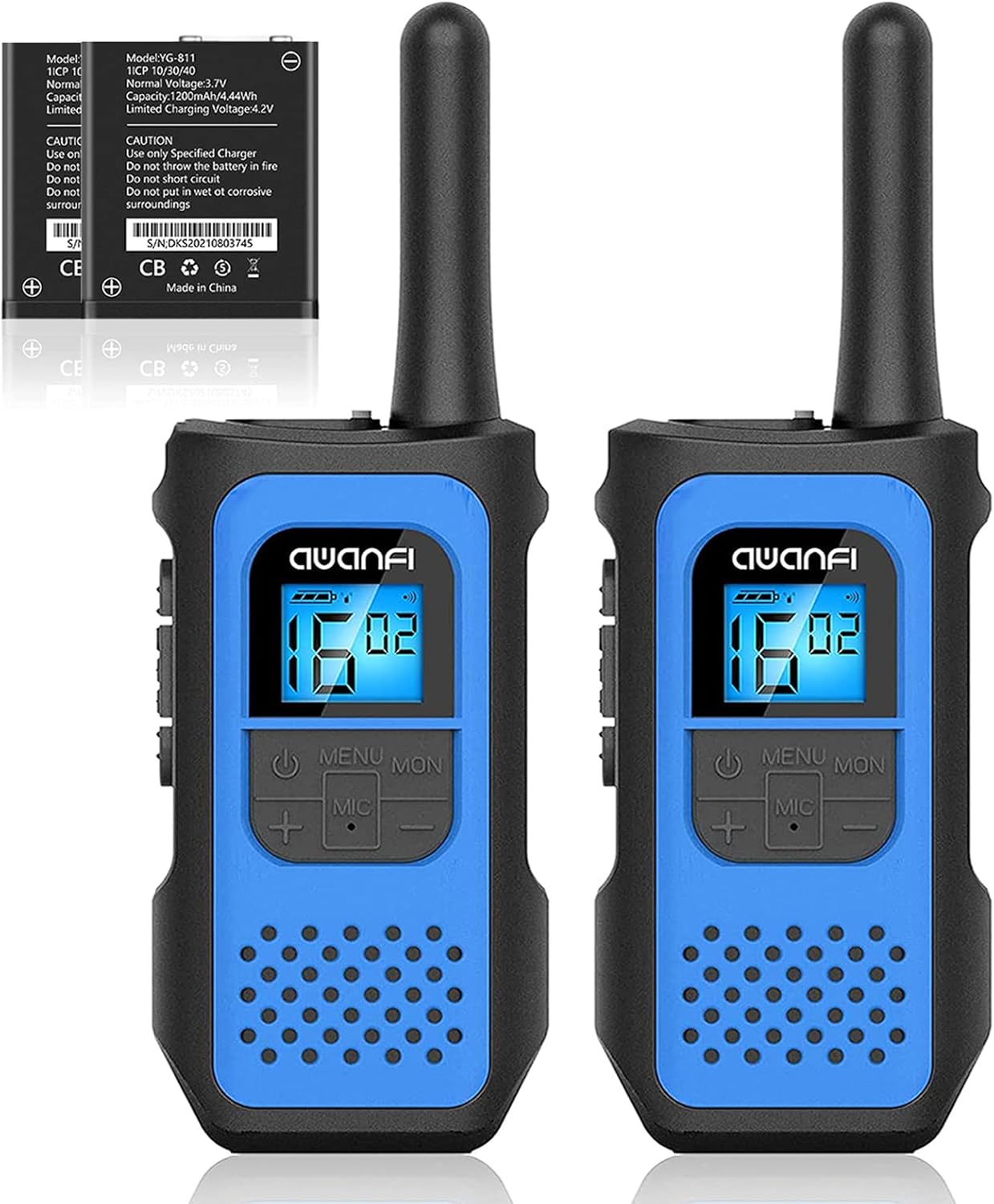 AWANFI Talkie Walkie Enfants Rechargeable 2 Pièces