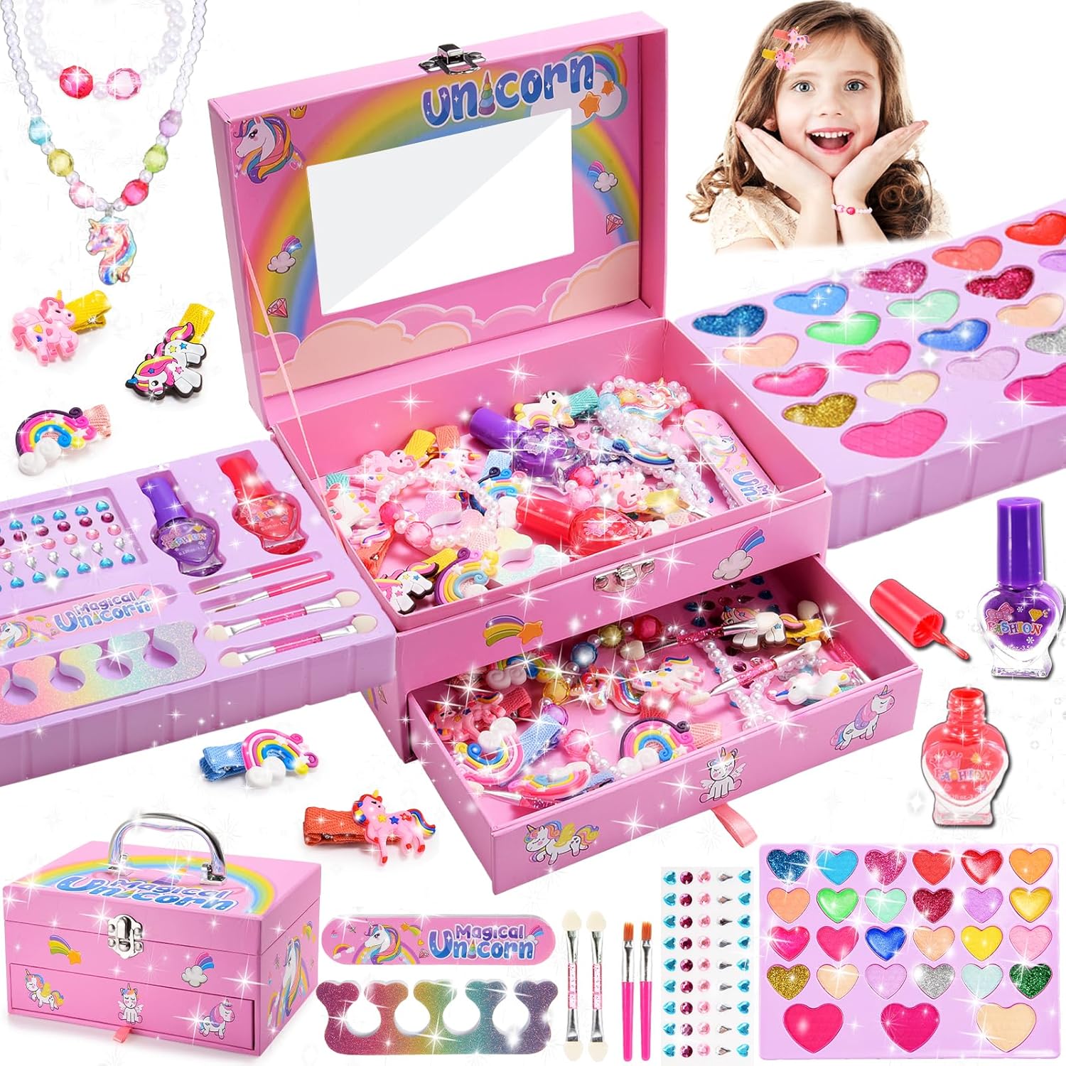 Licorne Maquillage Enfant Fille, Jouet Fille