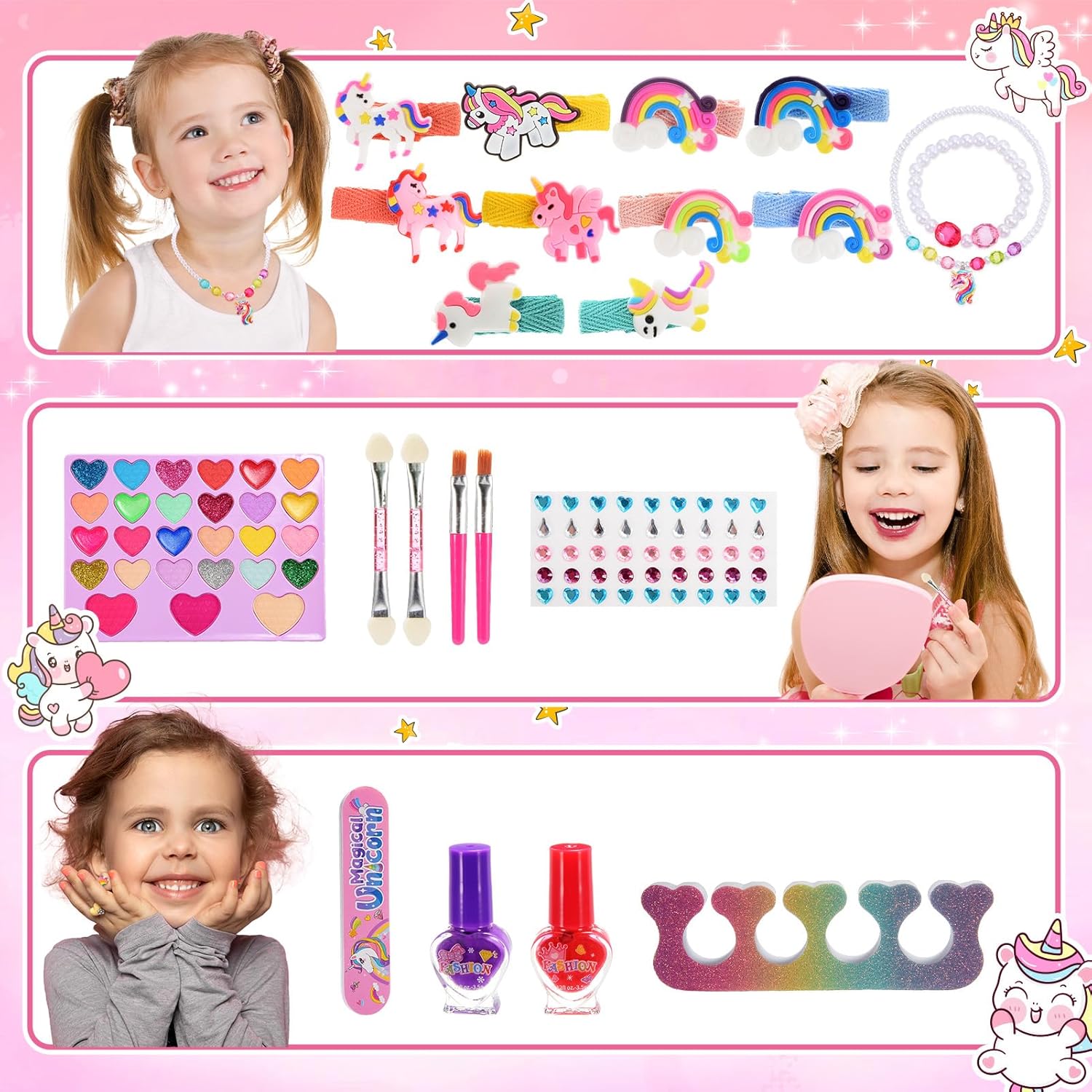 Licorne Maquillage Enfant Fille, Jouet Fille