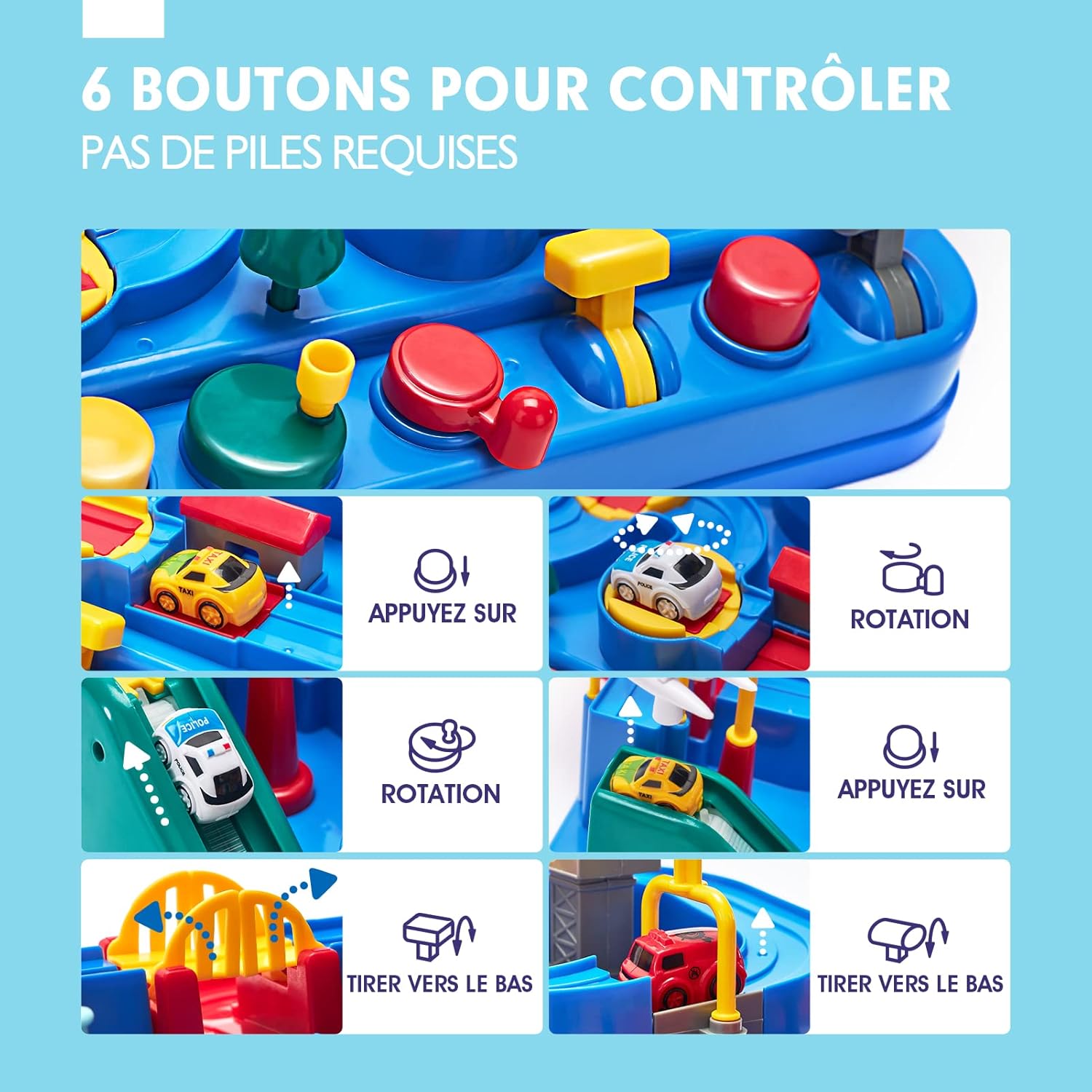 Circuit Voiture Jouet pour Enfant