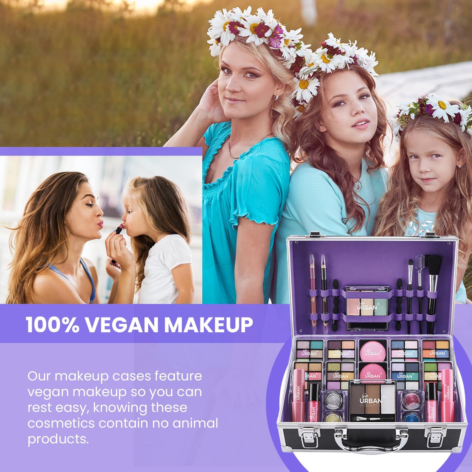Bliss Trousse de produits de Maquillage Végan 