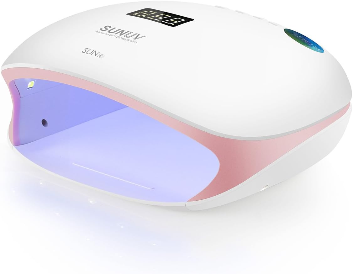 SUNUV Lampe UV Ongles Gel, 48W Lampe UV LED Sèche Ongles