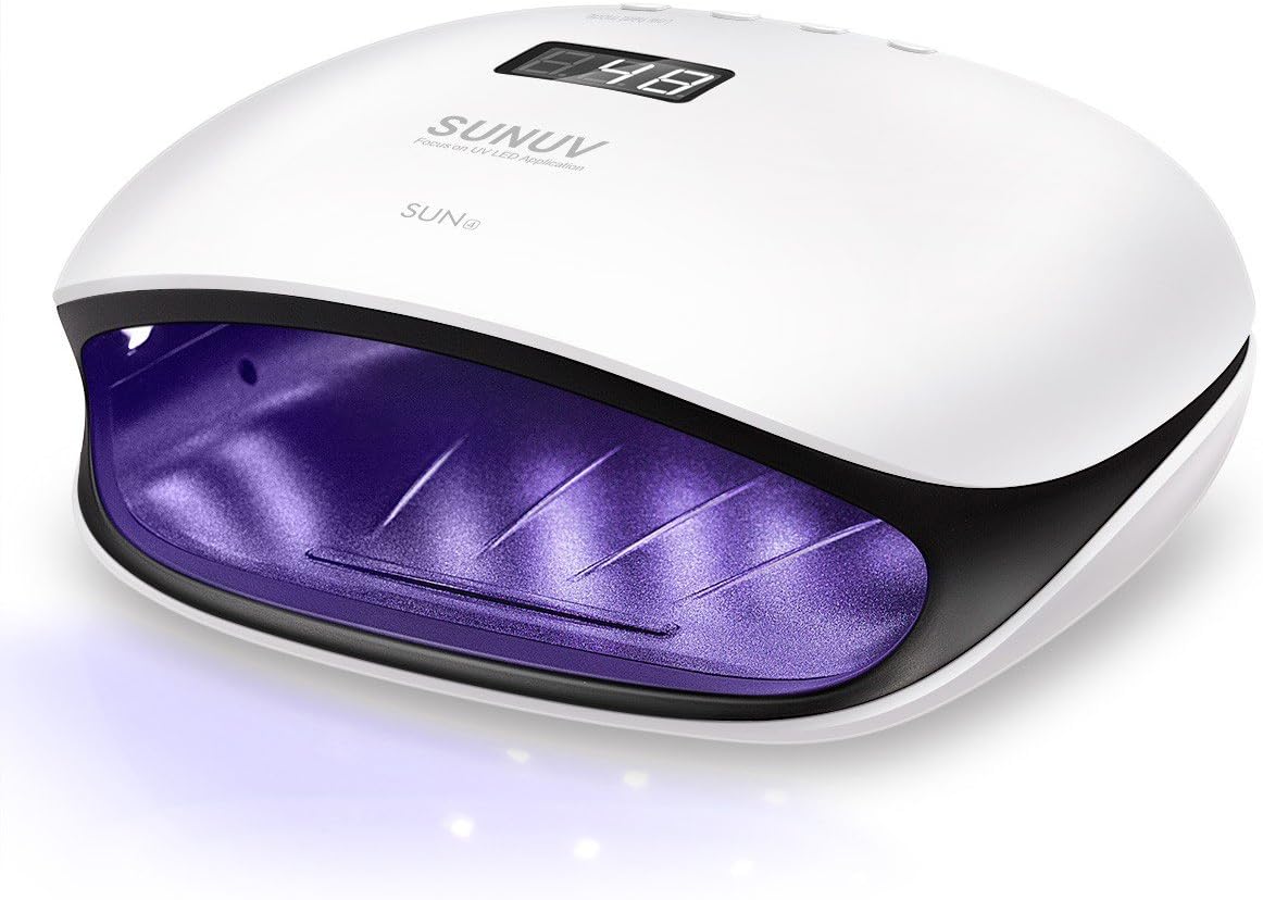  SUNUV Lampe UV LED Ongles Gel, 48W Lampe UV LED